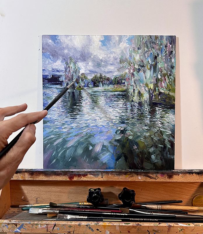 painting in progress